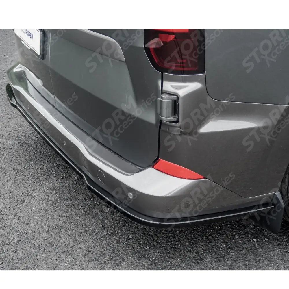 Volkswagen Transporter T7 2025+ Rear Bumper Splitter In Gloss Black