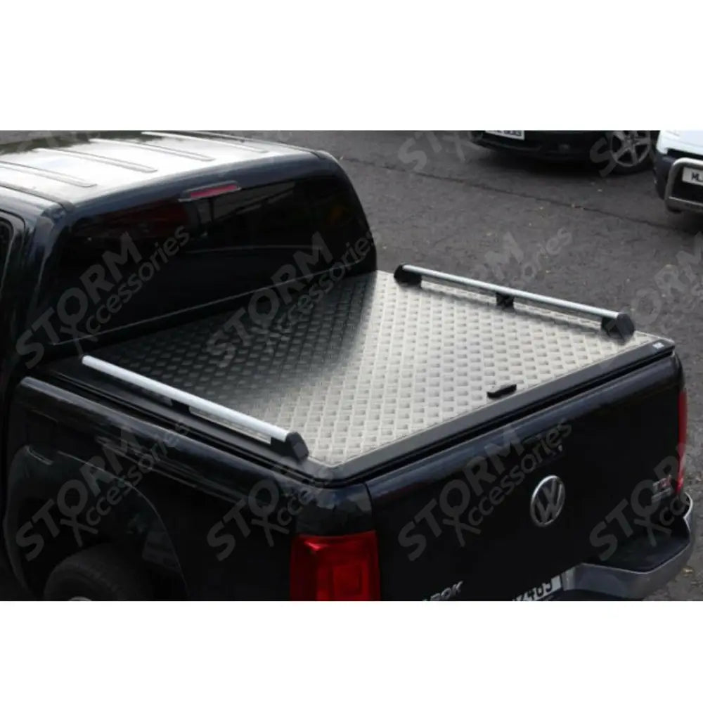 Vw Amarok 2010-2022 - Dc Egr Aluminium Tonneau Cover - Black Finish Egr