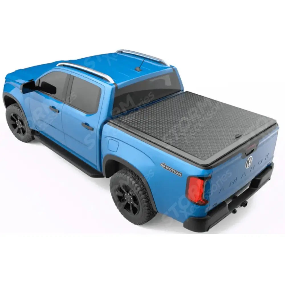 Vw Amarok 2023 On Dc Egr Aluminium Tonneau Cover - Black Finish