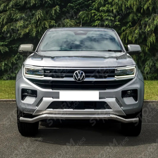 Vw Amarok 2023 On Stainless Steel Twisted Front Spoiler Bar