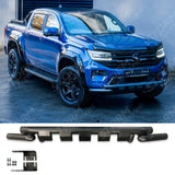 Vw Amarok 2023 On V2 Black Powder Coat Front Spoiler Bar
