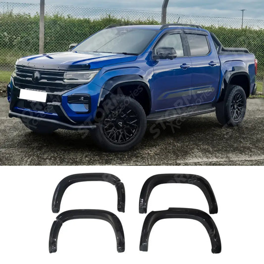 VW Amarok 2023 On Wheel Arches 6 PC Set In Gloss Black