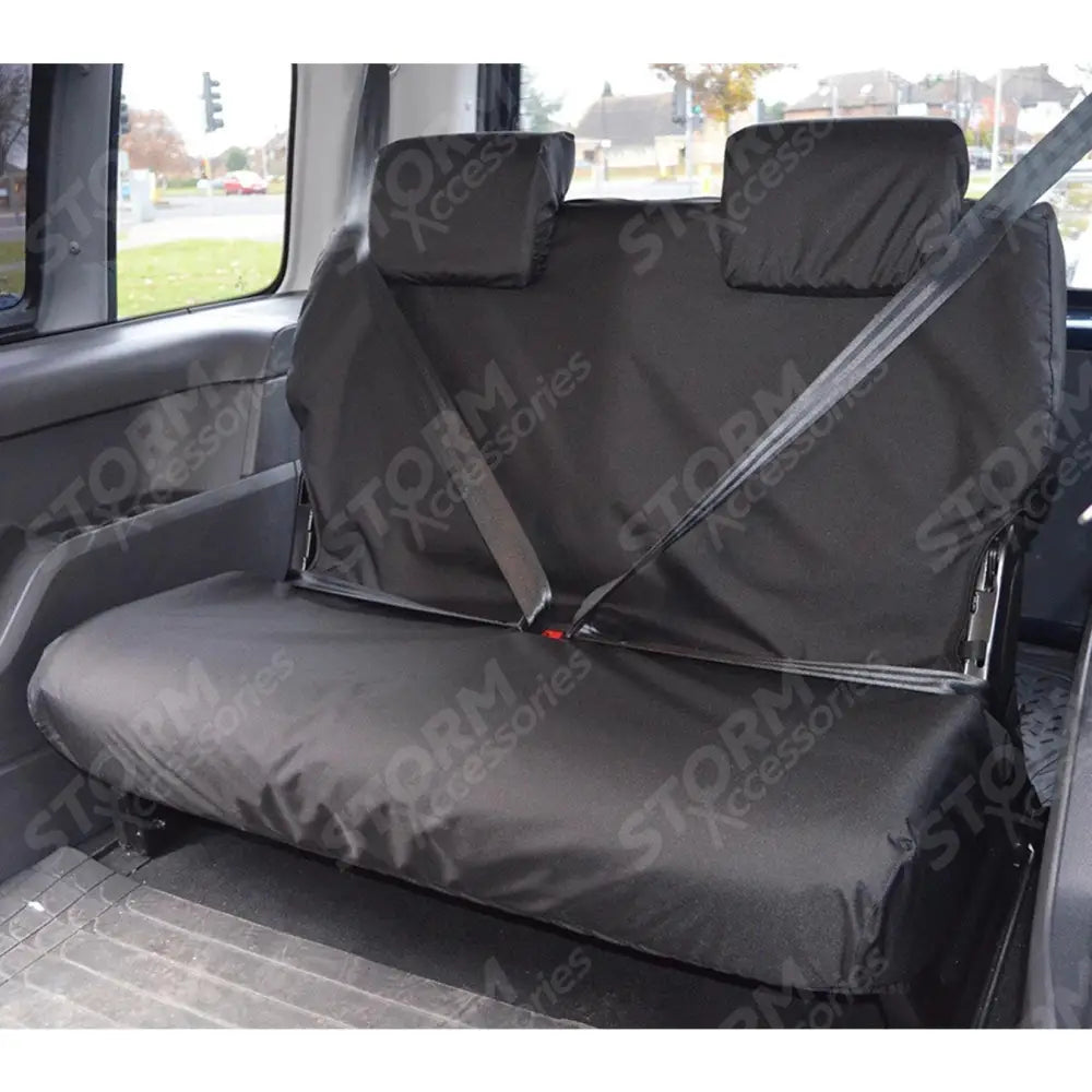 Vw Caddy 2004-2021 3rd Row Seat Covers - Black