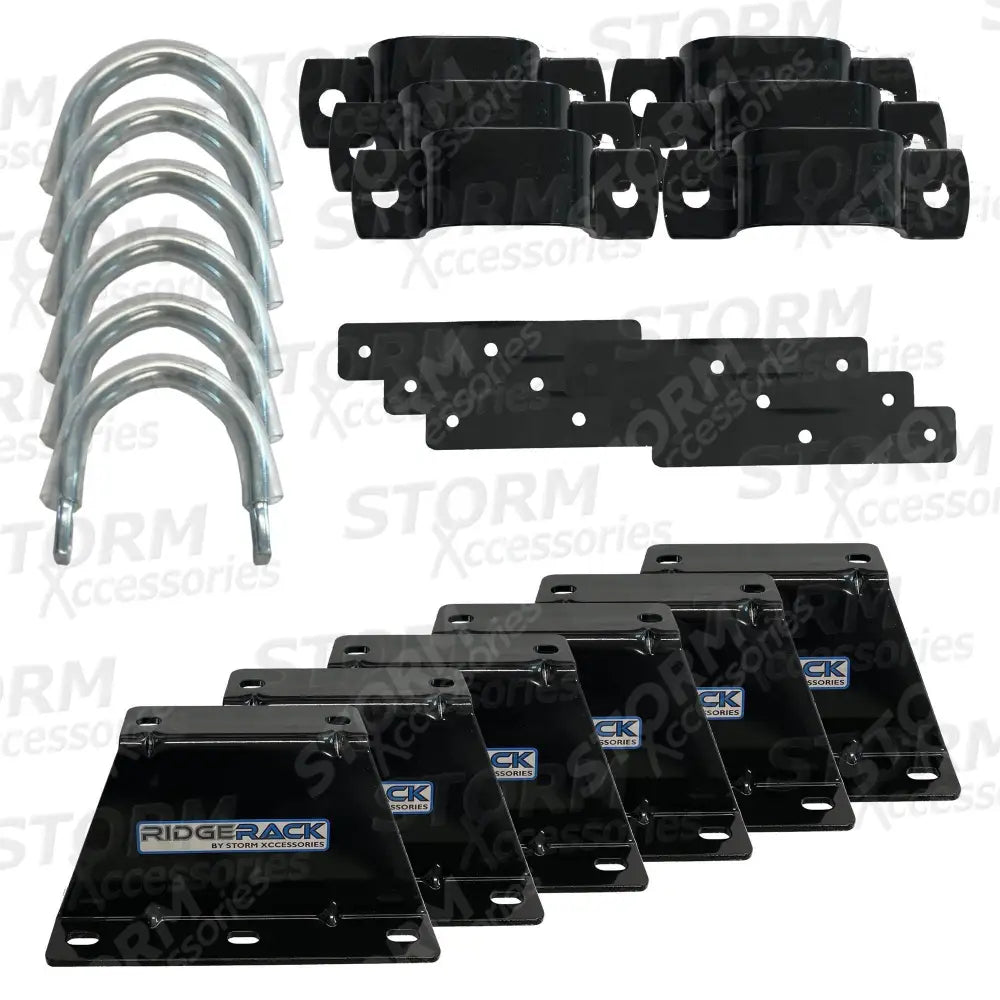 Vw Caddy 2004 On - Ridgerack Roof Rack Rails - 3 Bars Style