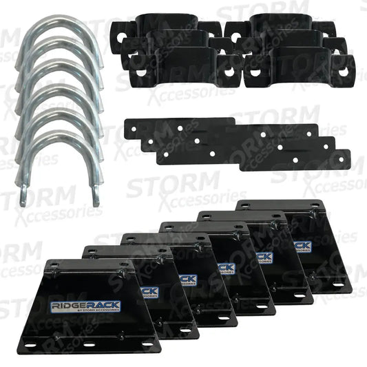 Vw Caddy 2004 On - Ridgerack Roof Rack Rails - 3 Bars Style