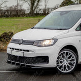 Vw Caddy 2021 On V2 Front Splitter - Gloss Black