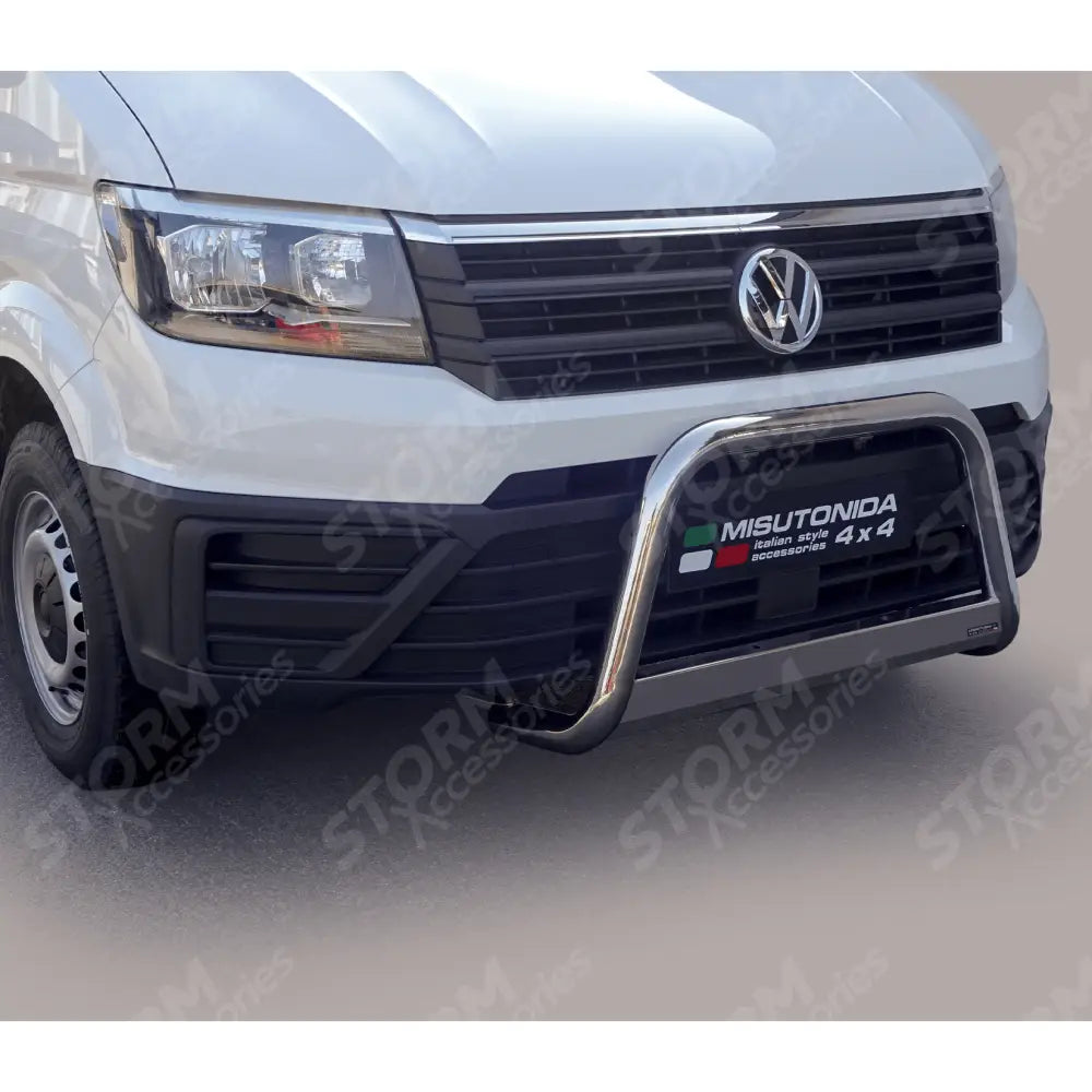 Vw Crafter 2017 On / Man Tge 2017 On Misutonida Stainless Steel Front A-bar - 63mm