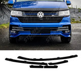 Vw T6.1 2019 - 2024 Transporter Front Bumper Lower 5pcs Grille Trim Inserts Choose Colour