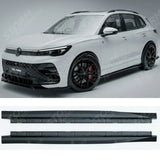 VW Tiguan MK3 2024 On Side Skirts In Gloss Black