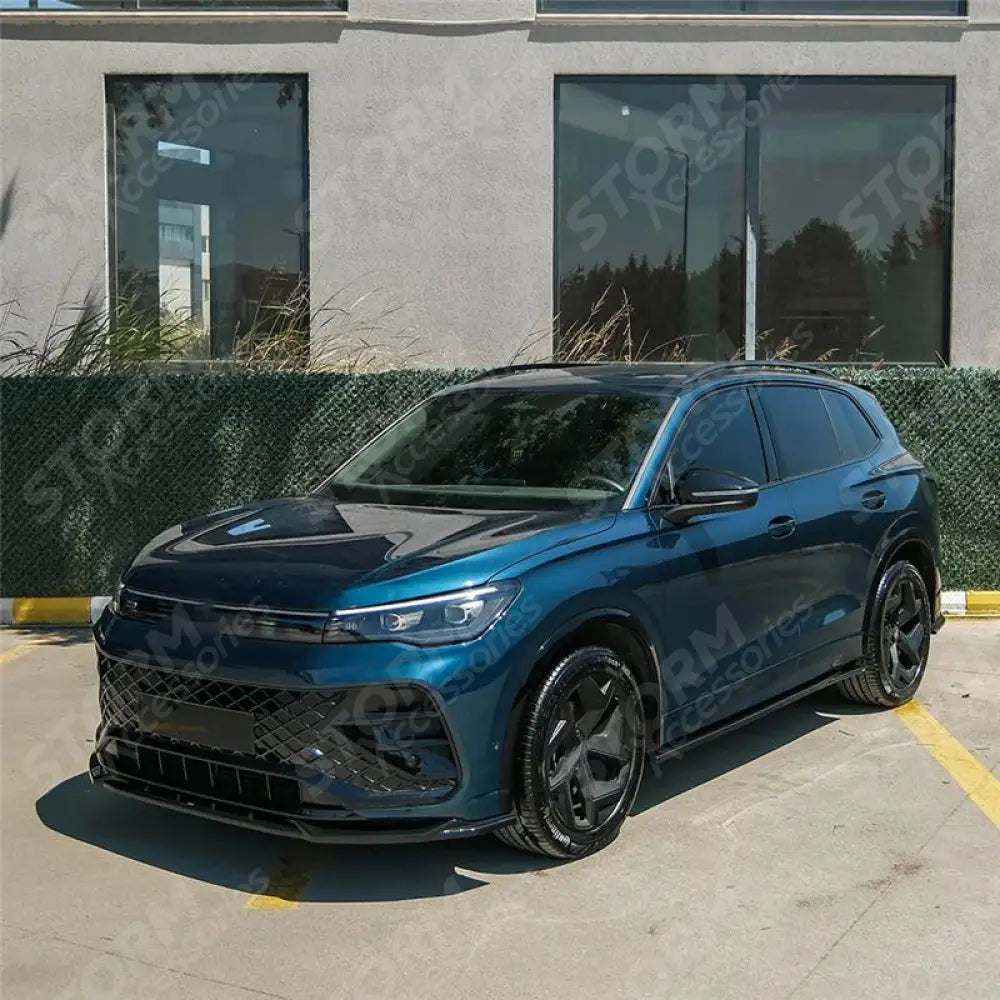 VW Tiguan MK3 2024 On Side Skirts In Gloss Black