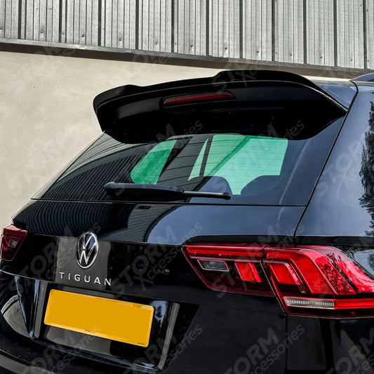 VW Tiguan R/R-Line MK2 Facelift 2020+ Spoiler in Gloss Black