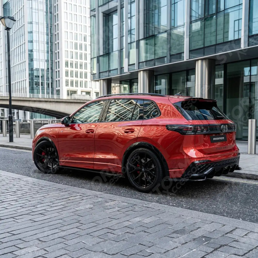 VW Tiguan R-Line MK3 2024 On Aero Body Kit In Gloss Black