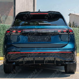 VW Tiguan R-Line MK3 2024 On Rear Spoiler In Gloss Black