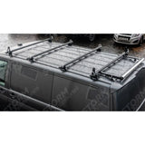 Vw Transporter T5 2003 - 2024 Ridgerack Roof Rack - 4 Bar Style - Black