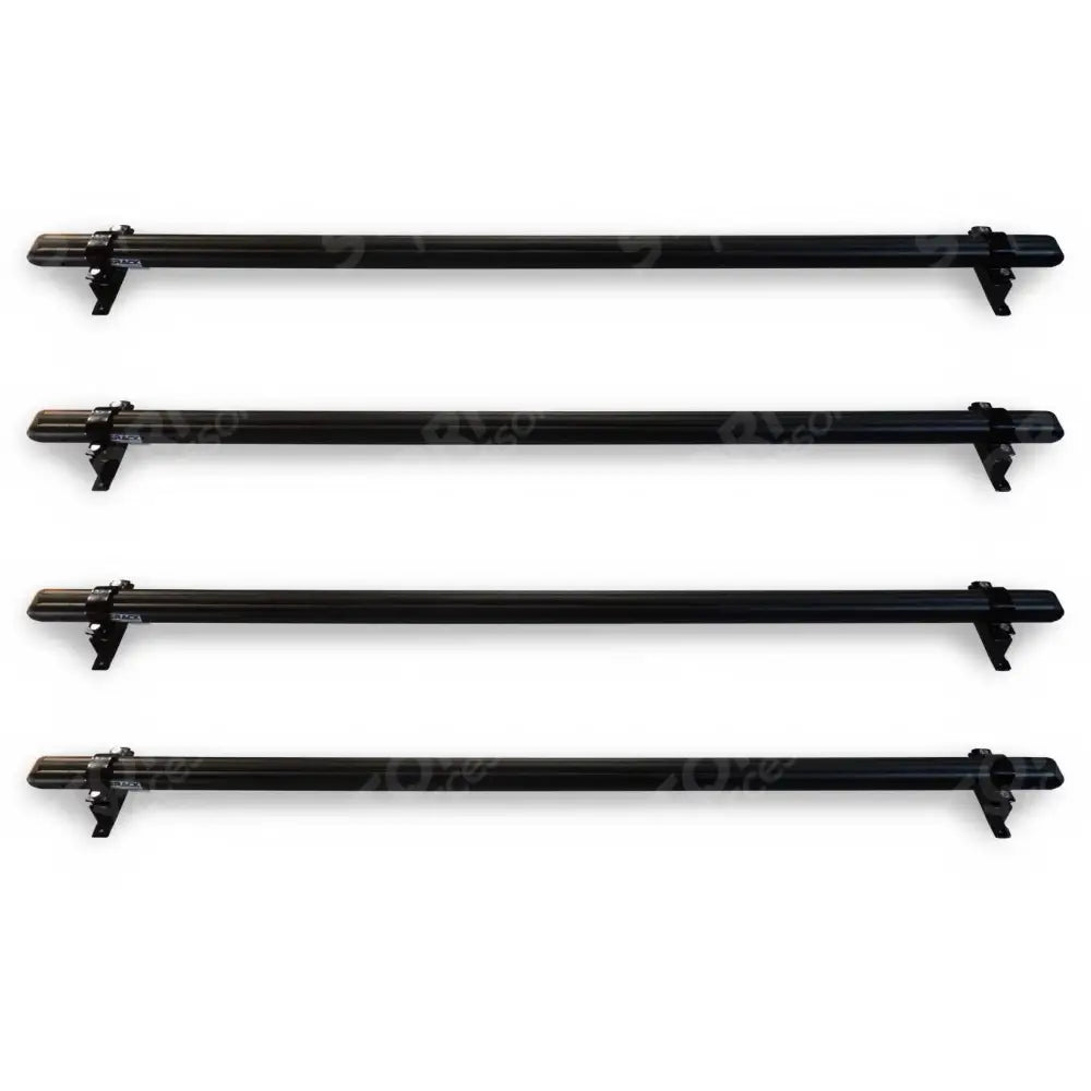 Vw Transporter T5 2003 - 2024 Ridgerack Roof Rack - 4 Bar Style - Black