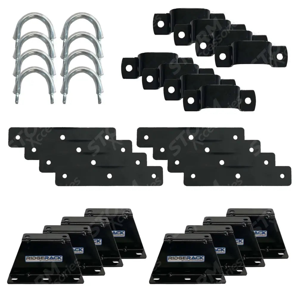 Vw Transporter T5 2003 - 2024 Ridgerack Roof Rack - 4 Bar Style - Silver