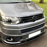 Vw Transporter T5 2010-2015 - Sportline - Splitter Spoiler Lip Bumper - Black