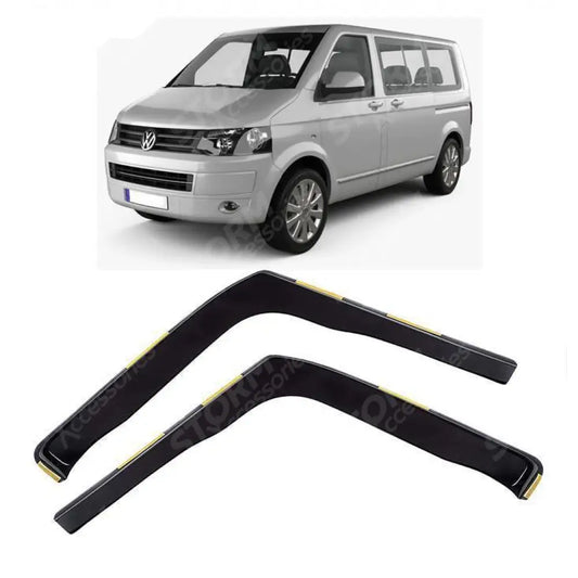 Vw Transporter T5 - T6 - Caravelle - 2003 - 2024 - Stx Internal Wind Deflectors - W128