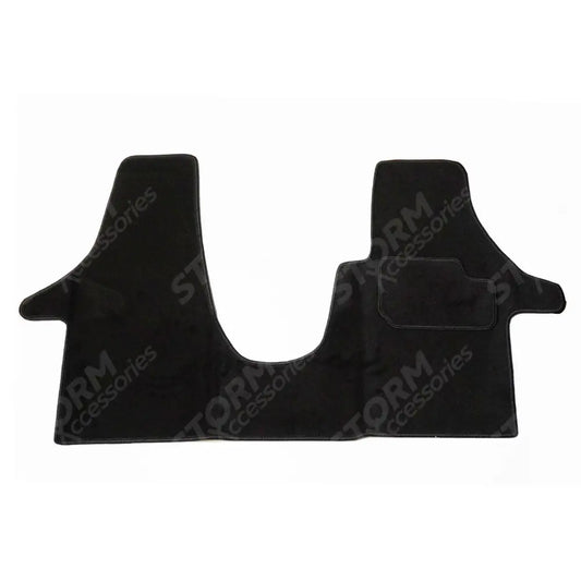 Vw Transporter T6 T6.1 2015 - 2024 Stx Tailored Fit 1pc Carpet Mat - In Black
