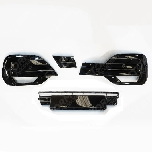 Vw Transporter T6.1 2019 - 2024 Replacement Lower Front Grill Kit - Gloss Black