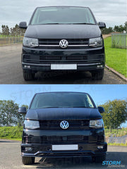 VW TRANSPORTER T6 - 2015 ON - FRONT SPORT-LINE BUMPER EXTENSION - Storm Xccessories2