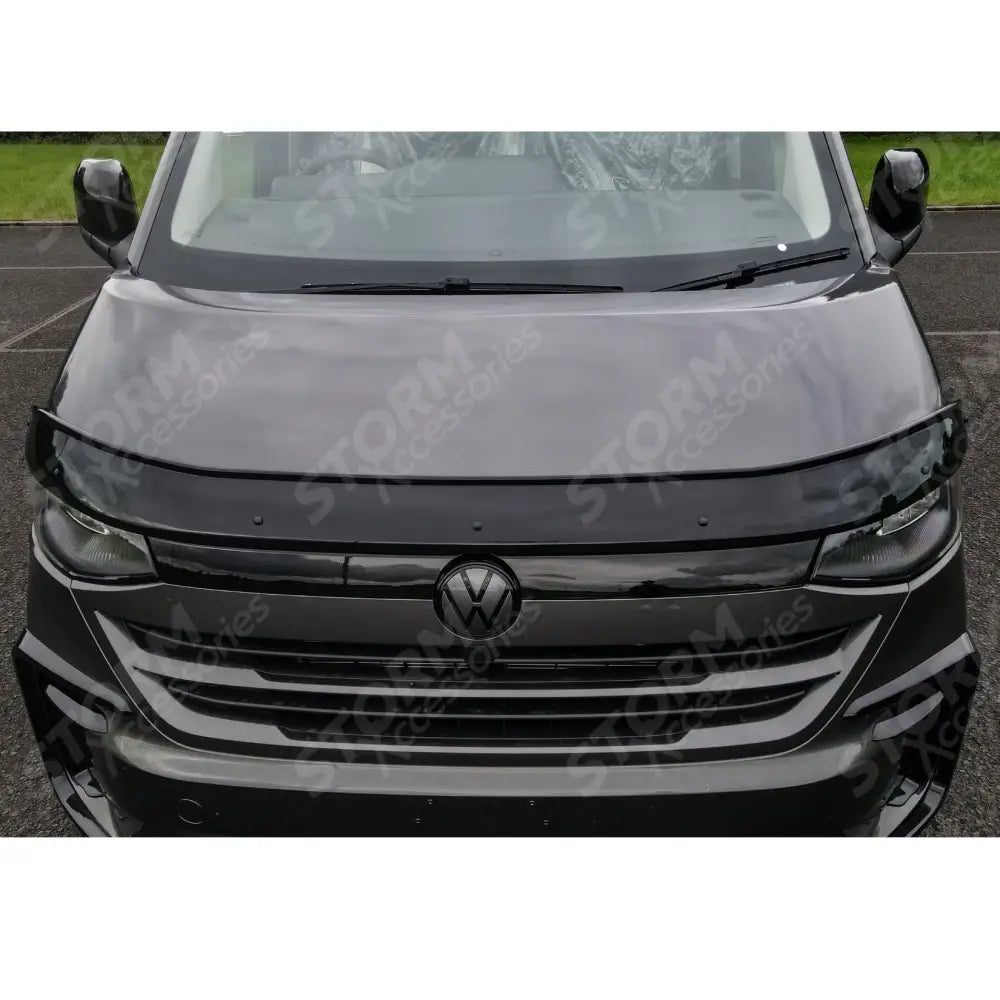 VW Transporter T7 2024 On STX Bonnet Guard Protector – Black