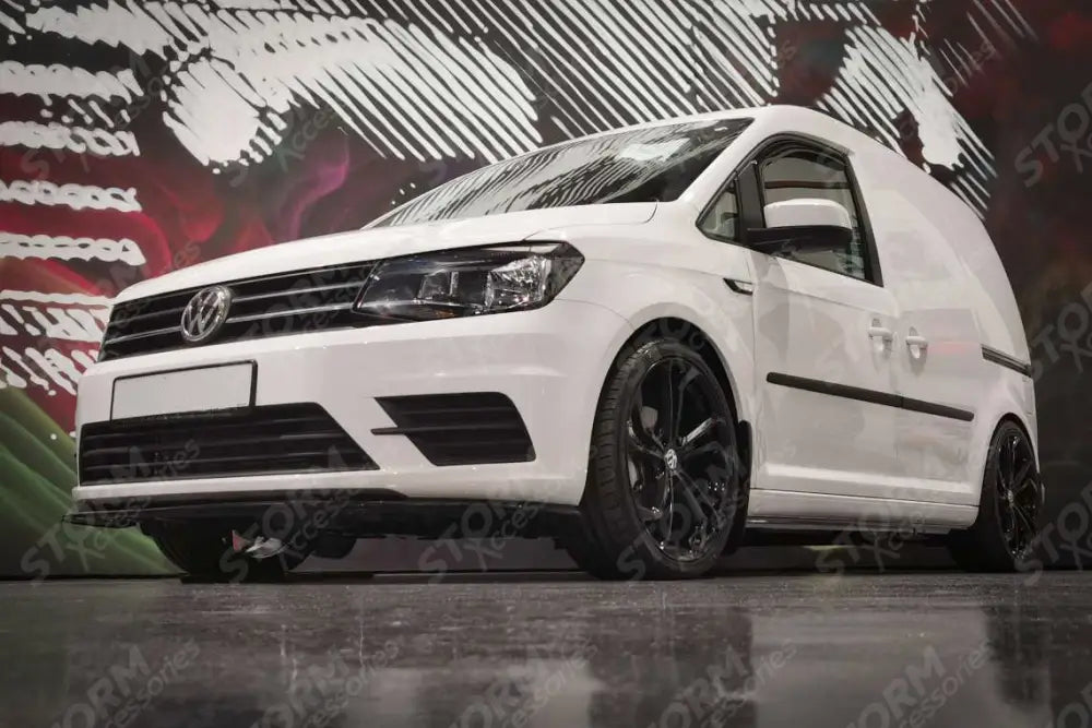 W130 - Vw Caddy 2015 On Stx Internal Wind Deflectors - 2pcs - Clip In Fitment - Dark Smoke