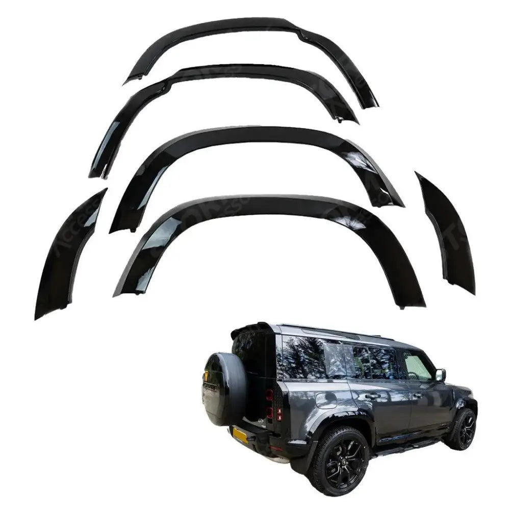 Wheel Arch Kit Gloss Black For Land Rover Defender 110 2020 On