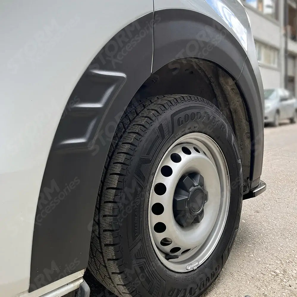 Wheel Arch Set in Black For Ford Transit Custom 2024 on / VW Transporter T7 2025 on - Wheel Arch Kit