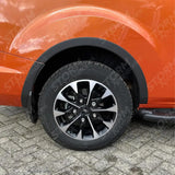 Wheel Arch Trims (10pcs) Matte Black For Ford Transit Custom Mk1 Facelift 2018 - 2024