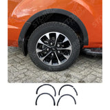 Wheel Arch Trims (10pcs) Matte Black For Ford Transit Custom Mk1 Facelift 2018 - 2024