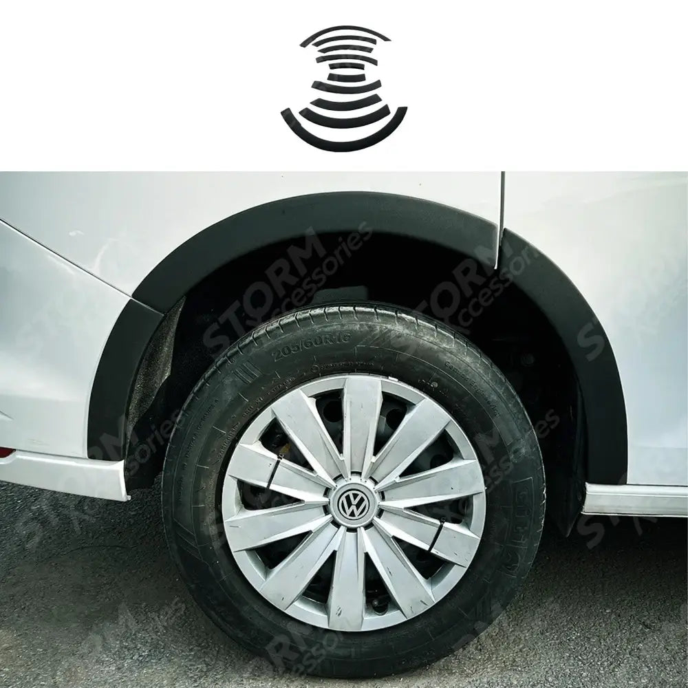 Wheel Arch Trims Gloss Black (10 Pcs) For Volkswagen Caddy Mk5 2021+