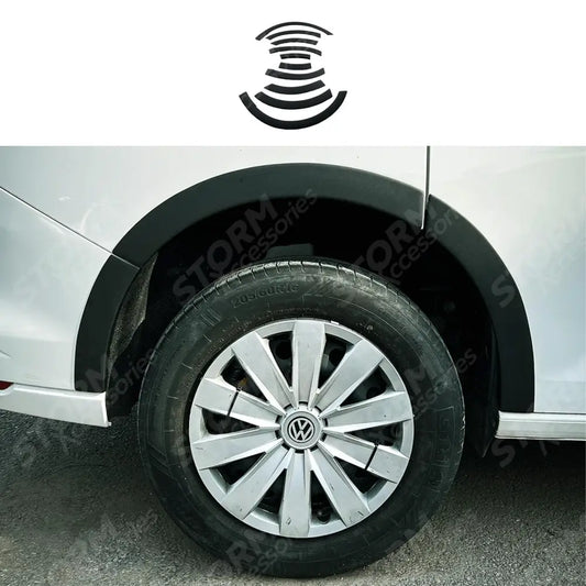Wheel Arch Trims Gloss Black (10 Pcs) For Volkswagen Caddy Mk5 2021+