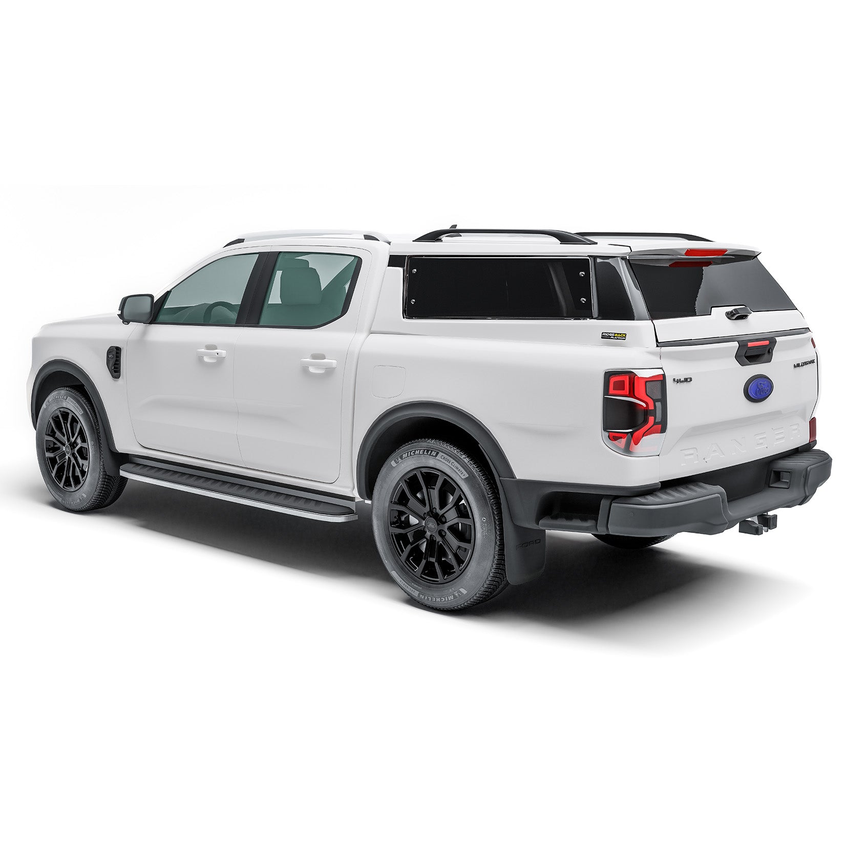 Ridgeback Platinum Hardtop for Ford Ranger T9 Double Cab 2023 Onwards Frozen White - 7VT