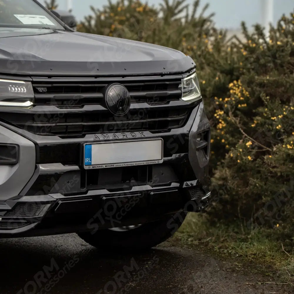 Wide Trak Front Valance Splitter In Gloss Black For Volkswagen Amarok 2023+