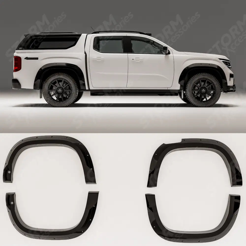 Wide Trak Wheel Arch Set Gloss Black For Volkswagen Amarok 2023+