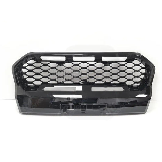 Wildtrak Replacement Led Grill Mesh Gloss Black For Ford Ranger T6 2019-2022