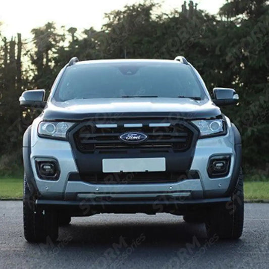 Wildtrak Replacement Led Grille Grill Black For Ford Ranger T6 2019-2022