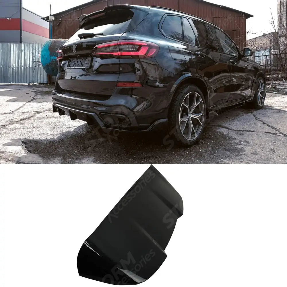 X5m Style Rear Spoiler Gloss Black For Bmw X5 G05 2018 - 2022