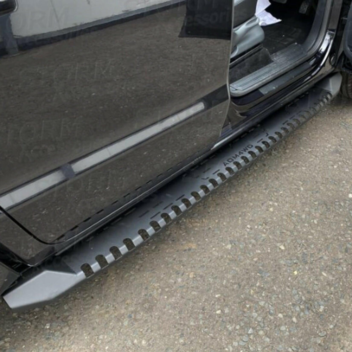 Ford Ranger 2012-2022- Double Cab - Stx Side Steps - Running Boards - Black