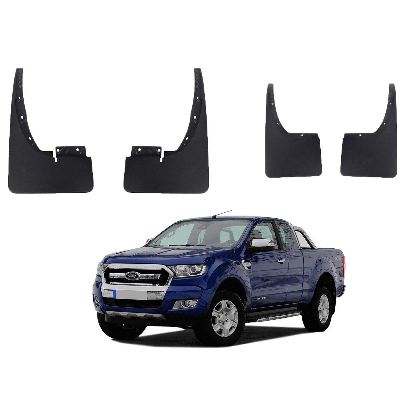 FORD RANGER T6 2012-2022 - DOUBLE CAB MUD FLAPS - SET - Storm Xccessories2