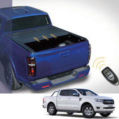 FORD RANGER T6 2012-2022 - DOUBLE CAB - STANDARD RIDGEBACK ELECTRIC ROLL TOP COVER - Storm Xccessories2