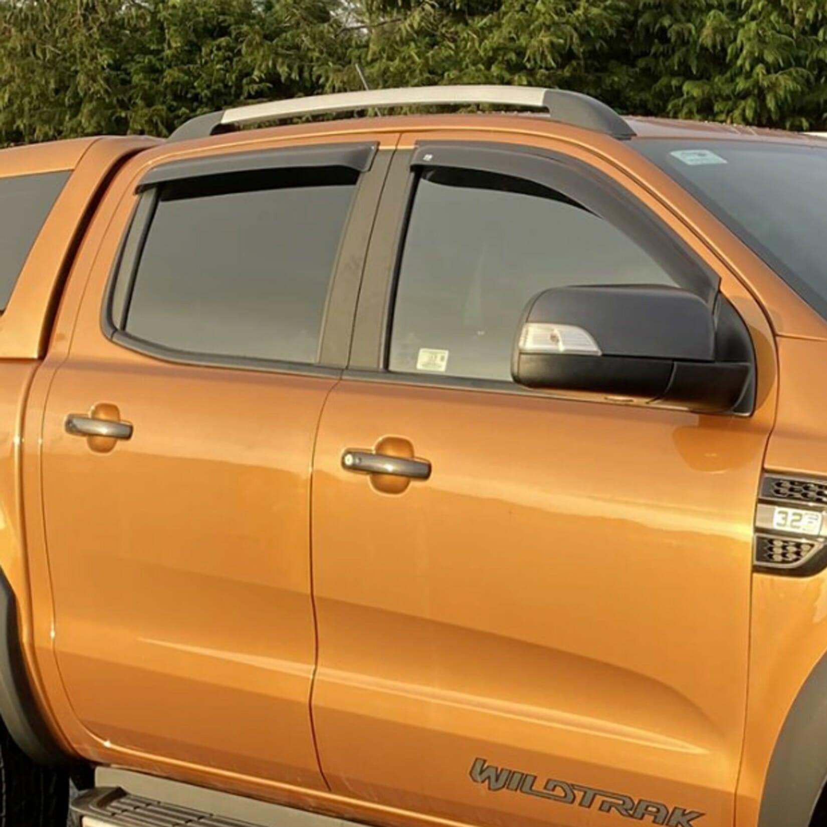 FORD RANGER T6 DOUBLE CAB 2012-2022 - EGR QUAD DEFLECTORS - EXTERNAL FIT - Storm Xccessories2