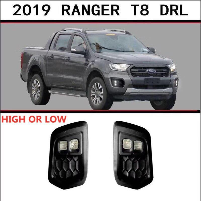 Ford Ranger Wildtrak 2019-2022 - Fog Light Grille's With Indicators