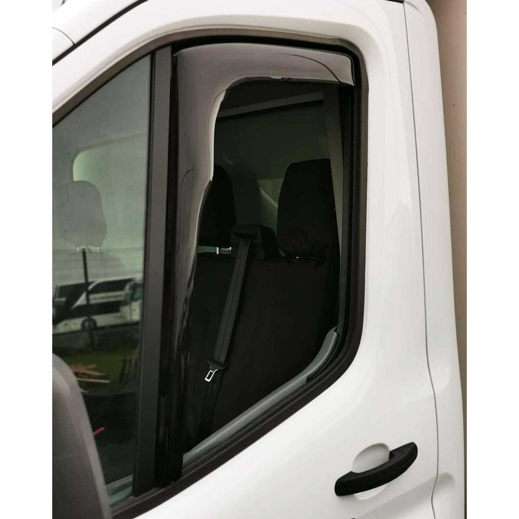 Ford Transit Mk8 2013 On - W106 - Stx Internal Wind Deflectors - 2pcs - Clip On