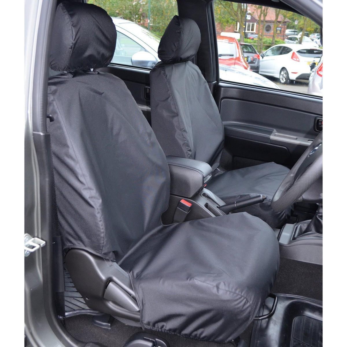 Great Wall Steed 2012 On Front Seat Covers - Black