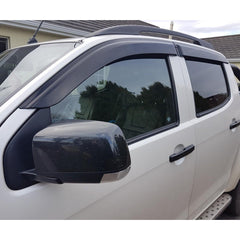 Isuzu D-max 2012-2018 - Stx Wind Deflectors Quad Set - Black