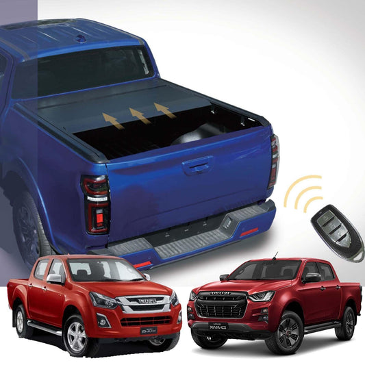 ISUZU D-MAX 2012 ON - DOUBLE CAB - RIDGEBACK AUTO ELECTRIC ROLL TOP COVER - Storm Xccessories2