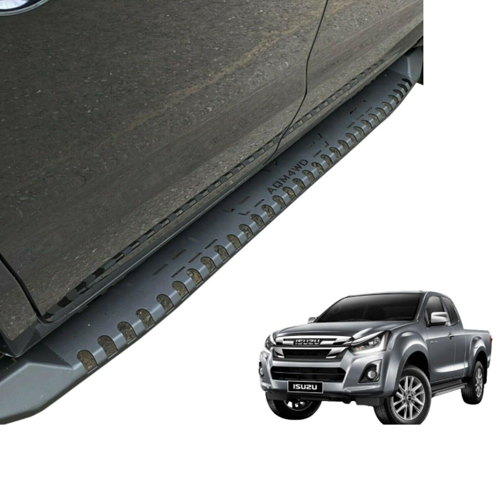 Isuzu D-max 2012 On - Double Cab - Stx Side Steps - Running Boards - Black