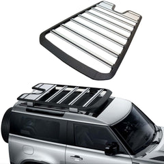 LAND ROVER DEFENDER 90 L663 2020 ON OE STYLE ROOF RACK IN SILVER - Storm Xccessories2